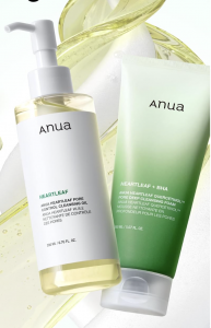 Anua 2 step skin care routine